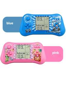 1pc Handheld Classic Gaming Console With Large Screen, Nostalgic Old-School Game Console For 80s-90s Generation, Randomly Selected, School Supplies - Multicolor - View 3