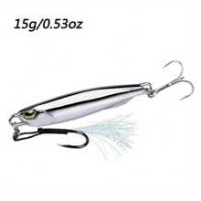 1pc Metal Jigging Fishing Lure Duo Hard Bait For Sea Trout, Tackle For Salmon Or Sea Bass