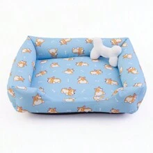 Giường & Tấm thảm Thú cưng - Màu xanh nhạt - Xem 2