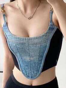 TOP CORSET - Azul - Ver 2