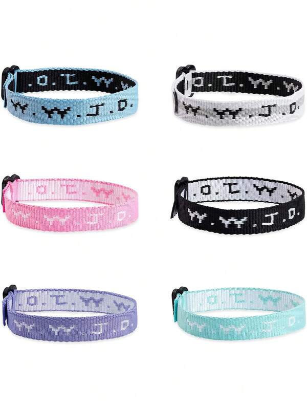 Faith WWJD Bracelet What Would Jesus Do Bracelets WWJD Bracelets Letter Matching Couples Protection Braided Rope Inspirational Religious Christian Gifts Friendship Bracelet Gift