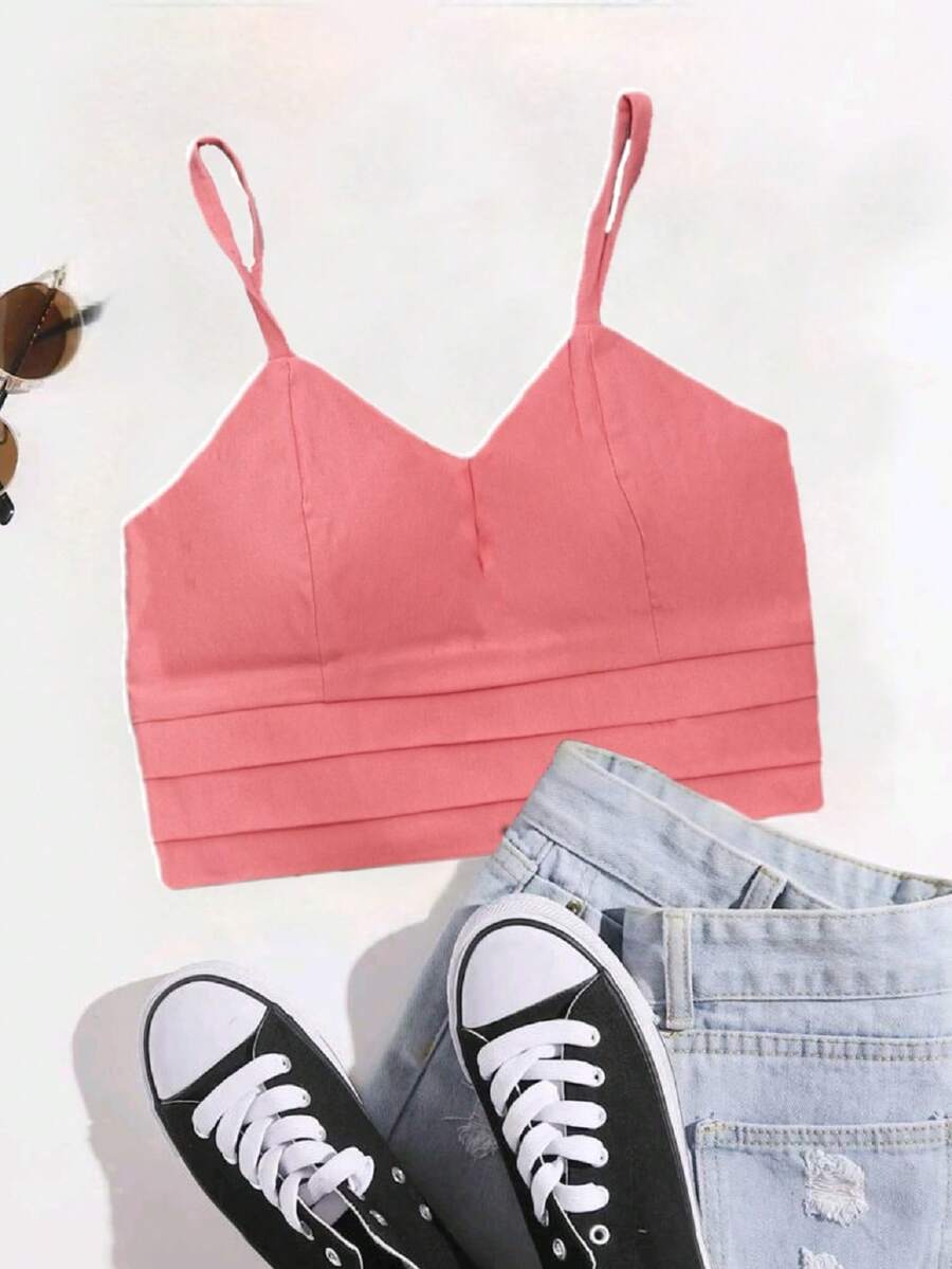 Women Tank Tops & Camis - Pink - View 1