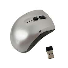 Wireless Mouse Simple Wireless Mouse, Computer Mouse - Silver - View 1
