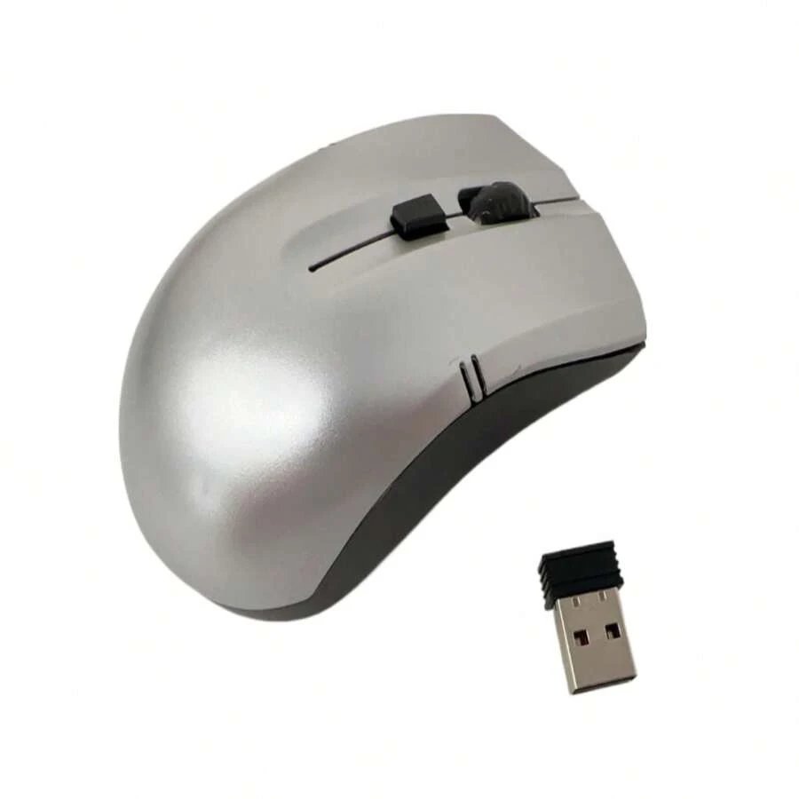 Wireless Mouse Simple Wireless Mouse, Computer Mouse - Silver - View 1
