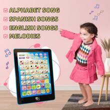 Máquina de aprendizaje de idiomas en Español, juguete educativo para niños, habla de música, máquinas de lectura del alfabeto en Español, 1 - Multicolor - Ver 7