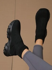 Ladies' Fashionable Breathable Shoes - Black - View 7