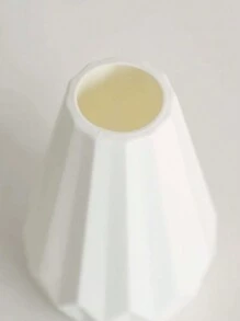 1 Peça Vaso de Flores de Cor Sólida Minimalista, Adequado para Decoração da Sala de Estar e Varanda - Branco - Visão 5