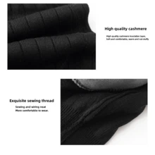 2 件組老人仿羊絨腿套和護膝,秋冬男女通用,加厚毛絨防寒腿套