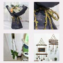 1Roll/5Meters Natural Vintage Jute Cord Rope String Crafts DIY Handwork Home Accessories Jute Ribbons Bow Gift Wrapping Party Decor - A09 - View 6