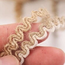 1Roll/5Meters Natural Vintage Jute Cord Rope String Crafts DIY Handwork Home Accessories Jute Ribbons Bow Gift Wrapping Party Decor - A09 - View 3