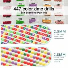 Hàng mới đến Sáng Nhựa Kim cương Với DMC 5200 , 5D DIY Tranh kim cương Thêu Giường đôi Hình vuông Kim cương Khảm - Kim cương nhựa dạ quang DMC5200 2000 viên/10g - Xem 7