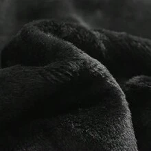 1 Miếng Mùa Thu /đông Nhiệt Quần tất Đối với Trẻ em , Siêu Mềm Và Thoải mái , Màu thuần Với Sang trọng Lót In Đen/Trắng Dành cho Cô gái - màu đen - Xem 3