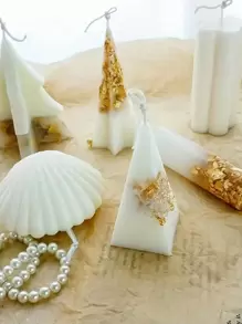 1 件/2 克金箔碎片装饰，金色闪亮设计，带有金箔碎片和不对称金片，适用于美甲、3D 闪光装饰指甲用品指甲饰指甲宝石 - 金色 - 查看 6