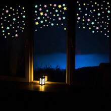 100 Piezas De Estrellas Luminosas En La Oscuridad, Pegatinas Fluorescentes De Estrellas De Pared Y Techo (color Aleatorio), Haz Que Las Habitaciones Brillen Como El Cielo Nocturno, Decoraciones Para El Dormitorio, Decoración Del Hogar - Multicolor - Ver 6