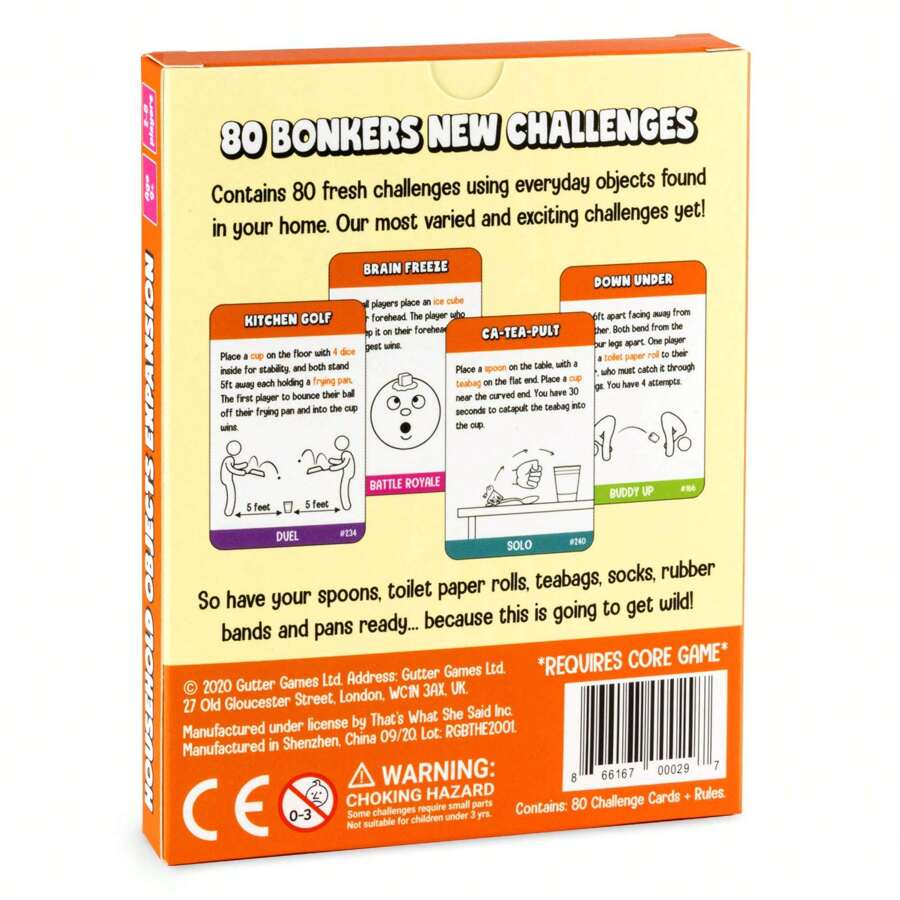 Gutter Games Beat That! Game Household Objects Expansion - Games for ...