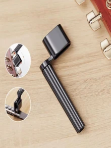 1 件吉他繞弦器、換弦器工具、繞線拔銷器、切割器,適合大多數吉他,如原聲吉他、民謠吉他、尤克里裡琴,有4 種顏色可供選擇(黑色、藍色、紫色、粉紅色) - 紫色 - 查看 6