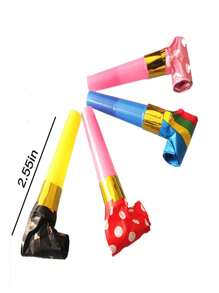 10 個生日派對口哨,隨機款式節日派對口哨派對用品派對禮物