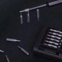 1pc-24 In 1 Precision Magnetic Screwdriver Set For Mobile Phone, Android & Apple Repair, Suitable For Home Use - Black - View 5