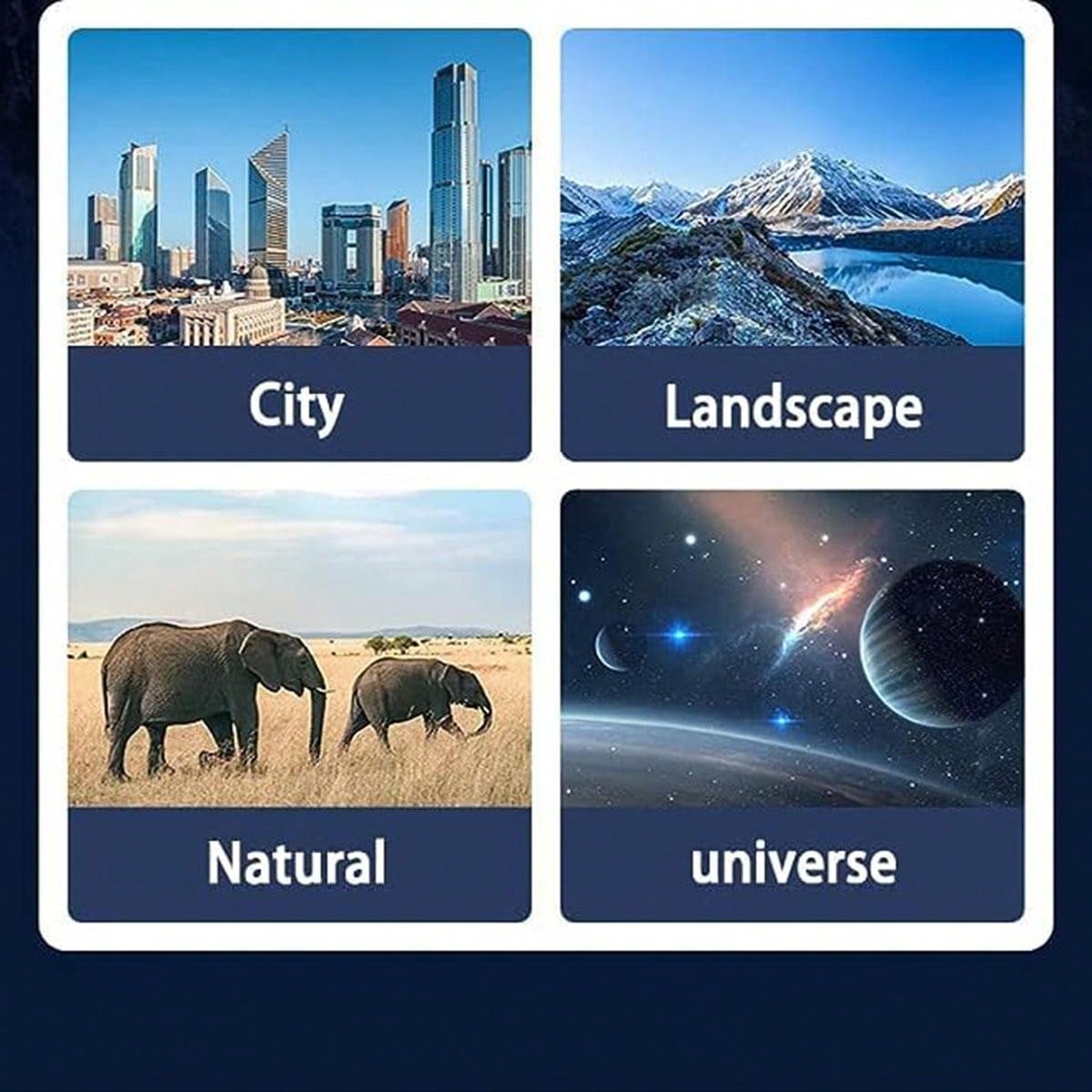 F36050m Silver Star Finder Telescope, Astronomy Beginner Telescope With