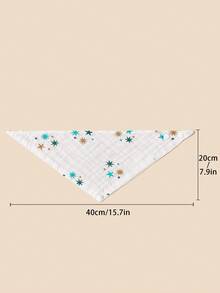 Conjunto De 3 Baberos De Bebé Con Estampado - Multicolor - Ver 6