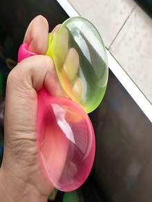 1pc Night Glow Sticky Ball, Color Random, Anti-stress Wall Sticky Ball For Venting And Play (needs To Absorb Light To Glow) - Multicolor - View 5