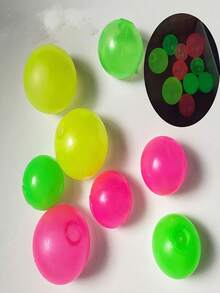 1pc Night Glow Sticky Ball, Color Random, Anti-stress Wall Sticky Ball For Venting And Play (needs To Absorb Light To Glow) - Multicolor - View 3