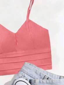 Women Tank Tops & Camis - Pink - View 2