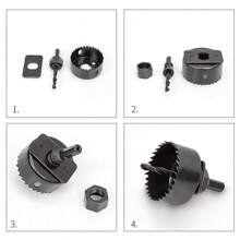 13 In 1 Mini Screwdriver Set With Ratchet, Double Headed & 4 Tips. Adjustable & Ergonomic Industrial Grade Tool - Black - View 8