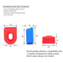 1 para Silikon Rower Korba Ramię Ochraniacz Pokrywa Góra Rower szosowy Uniwersalny Ochronny Akcesoria kolarskie - Wielokolorowe - Zobacz 5