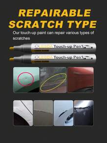 Touch Up Paint For MG Cars(White), Automotive Touch Up Paint Pen, Two-In-One Scratch Remover For Deep Scratches, Special-Purpose Repair Paint Pen Universal Color Optional For Cars - White - View 4