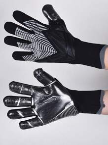 1pair Soccer Goalkeeper Gloves For Adult, Anti-Slip, Training And Wear-Resistant, With Finger Protection Football Gloves