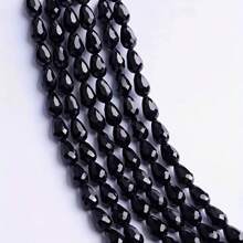 5 X 7毫米水滴形直孔玻璃珠,diy串珠材料,流蘇水晶珠子,用於時尚珠寶製作