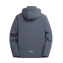 冬季灰色男士休闲保暖夹克运动服男式