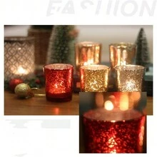 1 Peça Porta-velas Estilo Europeu Céu Estrelado, Castiçal De Decoração, Castiçal De Vidro Eletrochapado, Adequado Para Decoração De Casamento, Decoração De Restaurante Ocidental, Festival, Festa