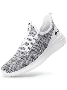 STQ Tennis Shoes Womens Slip On Walking Sneakers With Arch Support - 淺灰色 - 查看 1