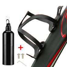 Porta anfora bicicleta Aleación De Aluminio Universal con Botella de agua - Negro - Ver 1