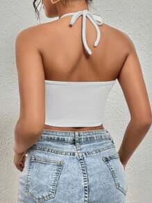 Women Tank Tops & Camis - White - View 2