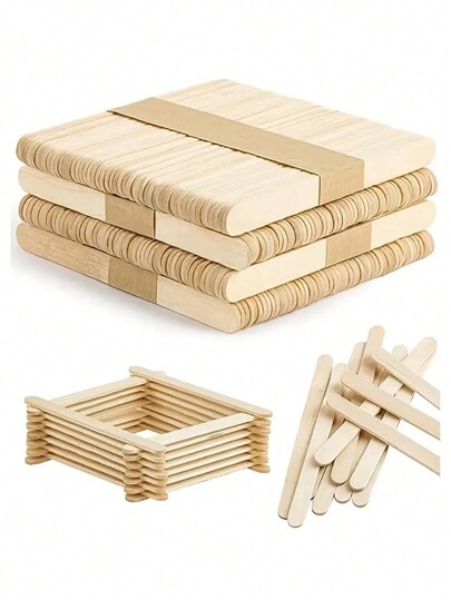 100pcs/50pcs Wooden Dowels, Wood Craft Sticks For DIY Crafts, Art Projects, And Art Supplies, Learn Here! Use It For Christmas Gifts, Art Birthday Parties, And Art Projects In The Classroom Too!