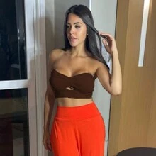 Women Tank Tops & Camis - Rỉ Nâu - Xem 2