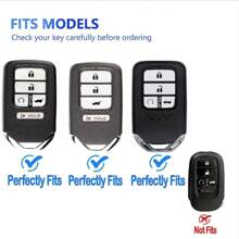 Carcasa De Llave Para Honda Accord Civic Crv Pilot Odyssey - Blanco - Ver 5