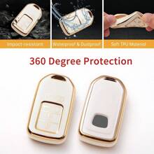 Carcasa De Llave Para Honda Accord Civic Crv Pilot Odyssey - Blanco - Ver 3