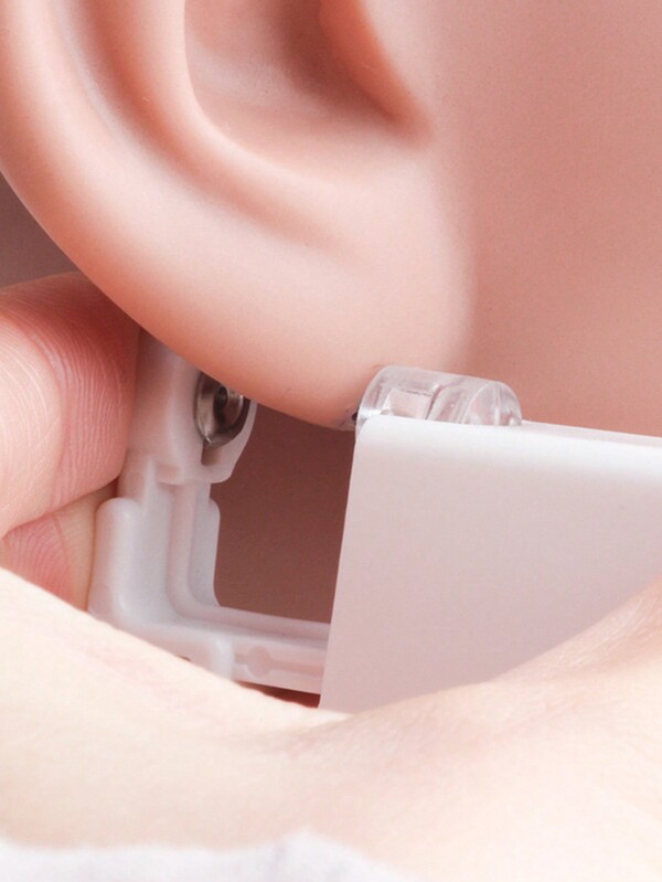 1pc Unisex Ear Piercing Gun Kit With Disposable Sterilized Ear Stud