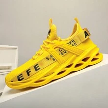 跨境大尺碼刀鋒超輕量運動便鞋 40-47碼 - 黃色 - 查看 6