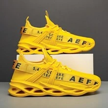 跨境大尺碼刀鋒超輕量運動便鞋 40-47碼 - 黃色 - 查看 3