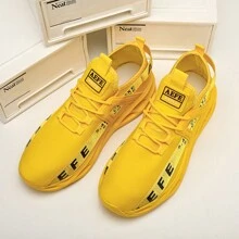 跨境大尺碼刀鋒超輕量運動便鞋 40-47碼 - 黃色 - 查看 5