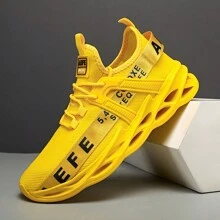 跨境大尺碼刀鋒超輕量運動便鞋 40-47碼 - 黃色 - 查看 2