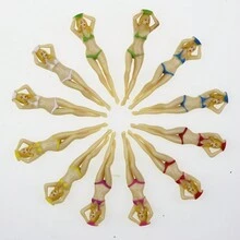 1pc 75mm 6pcs/Pack Golf Tees With Sexy Bikini Model Design, Personalized Ball Holder In Multiple Colors - Red - View 6