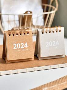 1 件随机简易迷你台历（2024 年）、返校日、学校用品 - 彩色 - 查看 6