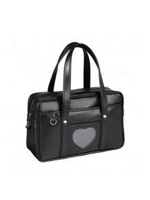 Bolsa De Uniforme De Gran Capacidad, Una Bolsa Escolar Versátil Para El Uso Diario - Negro - Ver 5