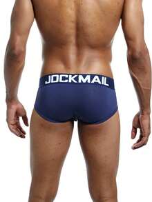 JOCKMAIL 3 件裝男士字母織帶內褲舒適吸汗男士內衣 - 彩色 - 查看 6